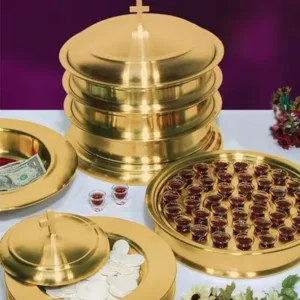 Brasstone Stainless Steel Communion Ware Set - Durable and Elegant