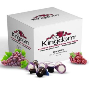 Kingdom Prefilled Communion Cups and Wafers - Red Juice - 250