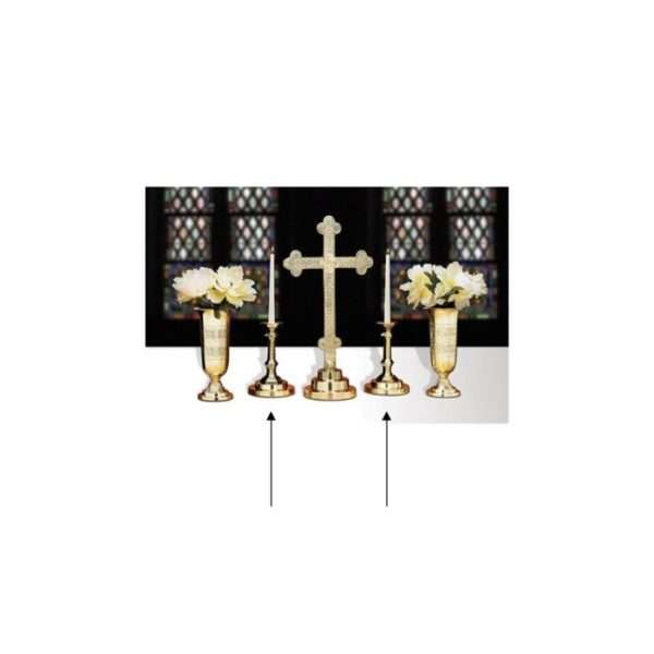 Filigree Altar Candle Holders - Image 2