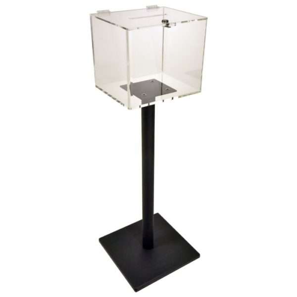 Smoke & Ice: Stylish Matching Modern Pulpit And Donation Box - Image 2