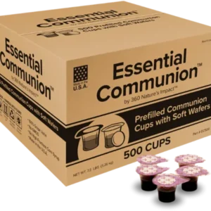 Essential Communion Prefilled Communion Cups and Wafer Set